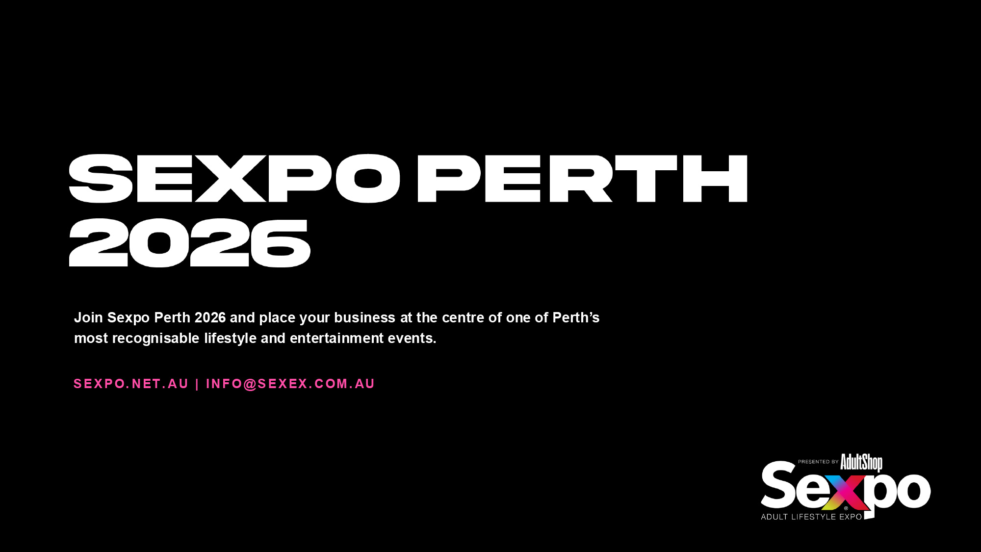 pg4 Sexpo Perth 2026 Advertising Campaign Overview