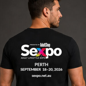 Sexpo Perth 2026 T-Shirt guy back